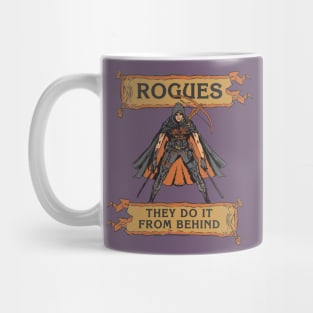 Tabletop RPG Rogue - They Do It From Behind Mug